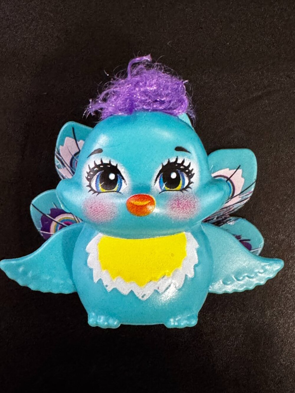 Mattel Enchantimals Flap Peacock Pet Figurine, Circa 2017